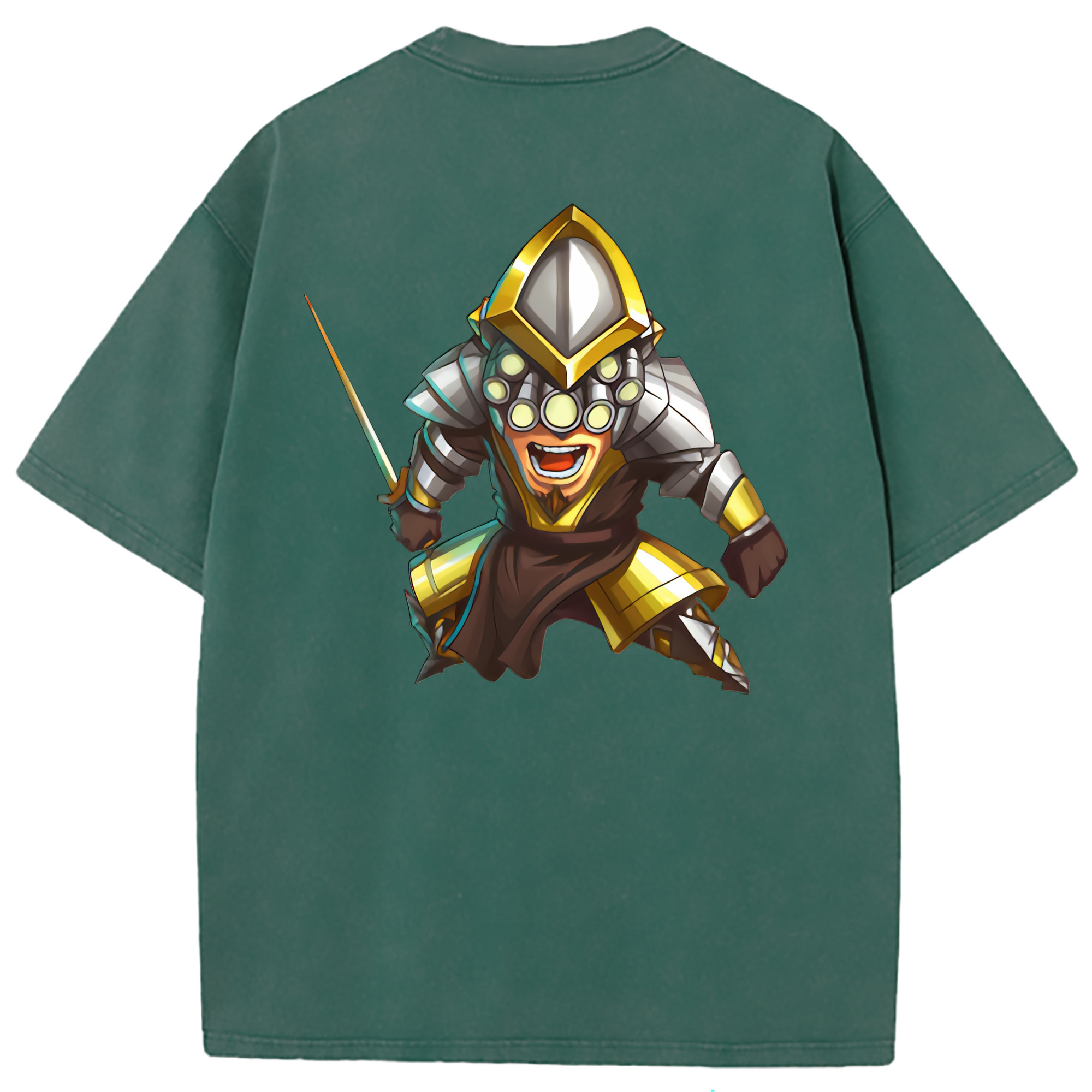 （画像用） リーグ・オブ・レジェンド League of Legends LOL 綿100% ヴィンテージ風 半袖Tシャツ（背面プリント）
